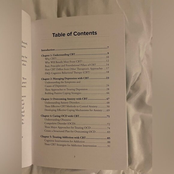 BRAND NEW!! Cognitive Behavioral Therapy Book - Beginners at home workbook - Picture 2 of 5